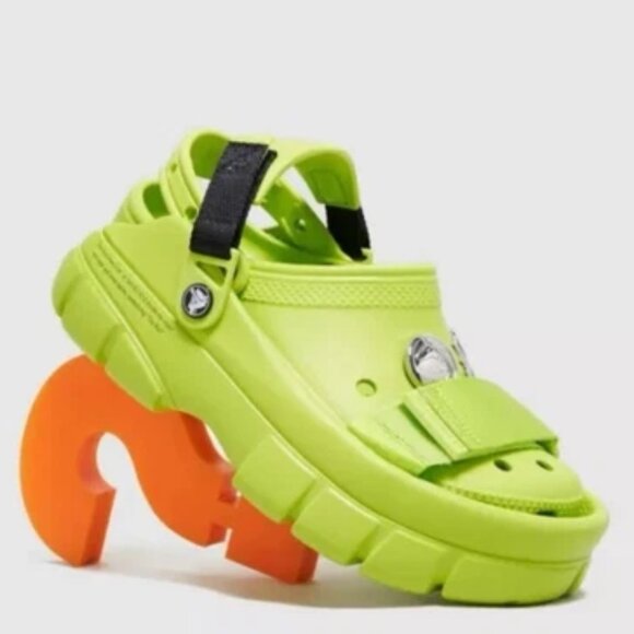 Crocs X SANKUANZ Classic Clog Green Collaboration Size 10M / 12W NO BOX main image 4
